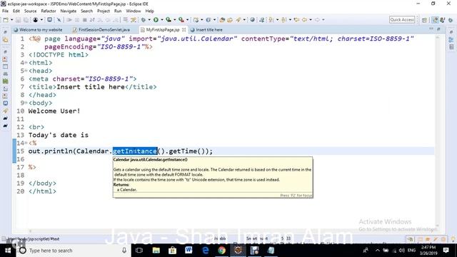 Lecture 12(Hindi)- Introduction to JSP смотреть онлайн
