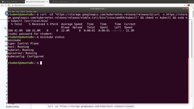 Installing kubectl CLI Client смотреть онлайн