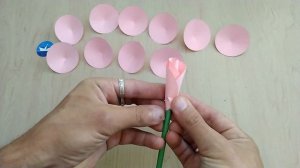 Как сделать букет из бумажных роз/How To Make Paper Rose Flower Bouquet/Paper Rose
