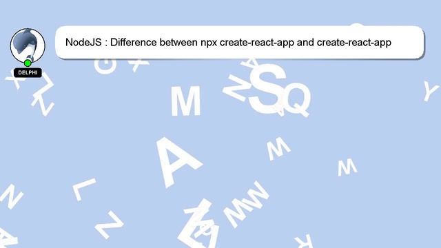 NodeJS : Difference between npx create-react-app and create-react-app смотреть онлайн