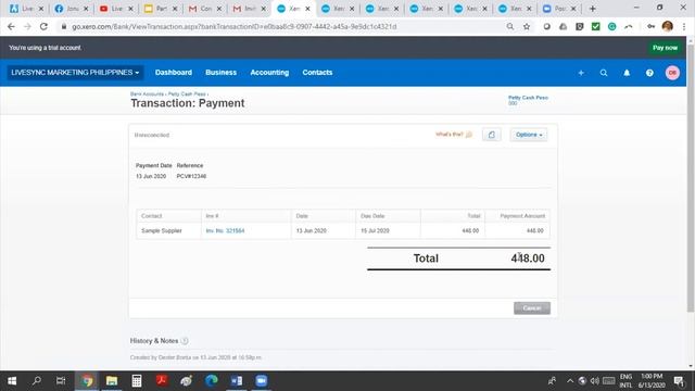 Xero Purchase - Bills & Payment Transactions - Xero Introduction Webinar Philippines (Part 7 of 16) смотреть онлайн