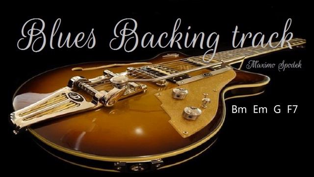 BLUES IN Bm, BACKING TRACK, B B KING STYLE FOR GUITAR, PIANO, SAXOPHONE,  THE THRILL IS GONE