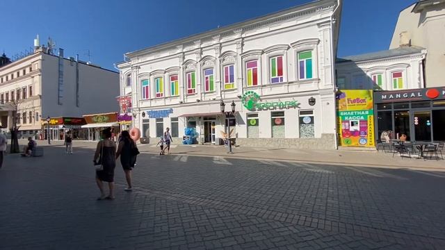 Пешеходная улица Баумана / обзорная площадка на Богоявленском соборе смотреть онлайн