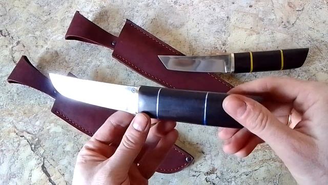 НОЖЕЯР. Ножи "Ронин-1,2" танто 95х18 граб смотреть онлайн