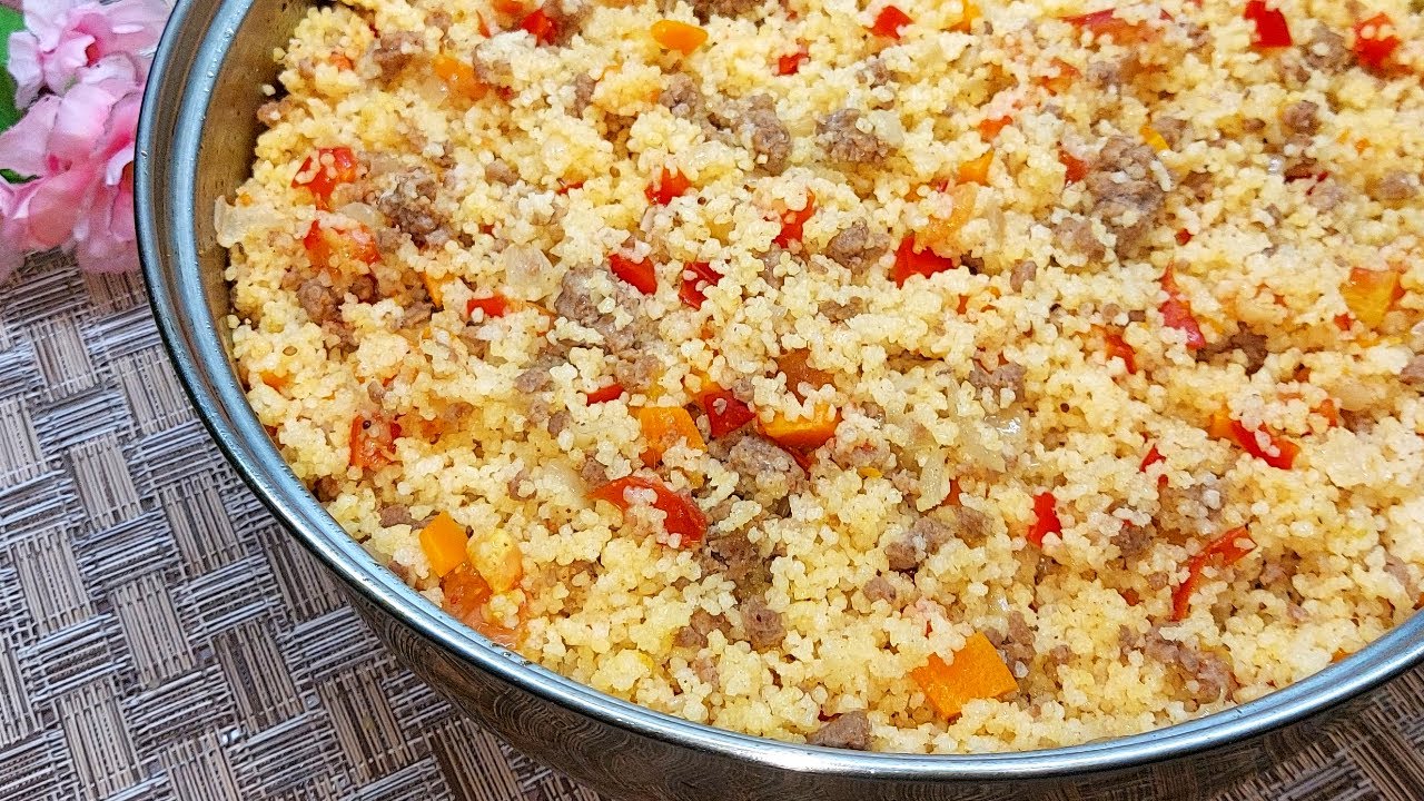 20 минут и ГОТОВО! Быстрый и Вкусный УЖИН на сковороде для всей семьи. Блюдо из Фарша и Кускуса смотреть онлайн