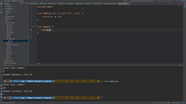 Learn Go Multiple Return Values in less than 6minutes - PART 13 смотреть онлайн