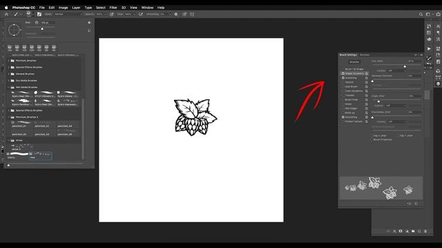 Exporting Brush With Settings | Photoshop Tips 1 MIN смотреть онлайн