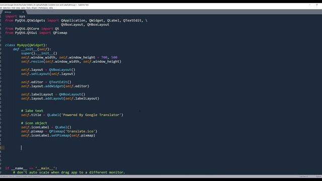 How To Combine Icon And Label | PyQt6 Tutorial смотреть онлайн
