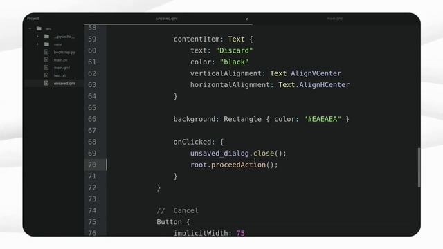 Unsaved Dialog | Notepad App w/ Python & Qt (2022) | EP5 смотреть онлайн