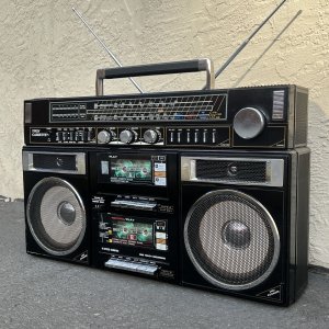 Винтажный бумбокс J44 (он же Helix) ghettoblaster stereo -Тайвань -80-+Х