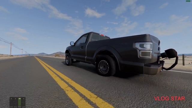 Beamng Drive - 2019 Ford F150 All Motor Coyote SLO MO LAUNCHES смотреть онлайн