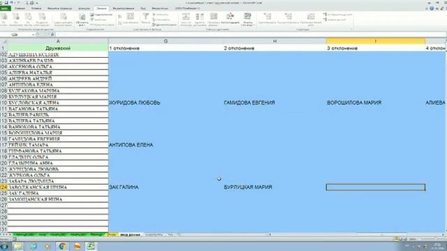 Компьютерная обработка социометрии в Excel смотреть онлайн