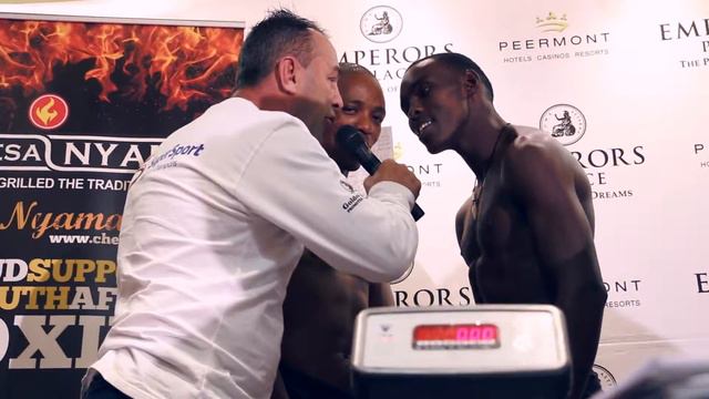 Nomeva's weigh_in - Emperors Palace смотреть онлайн