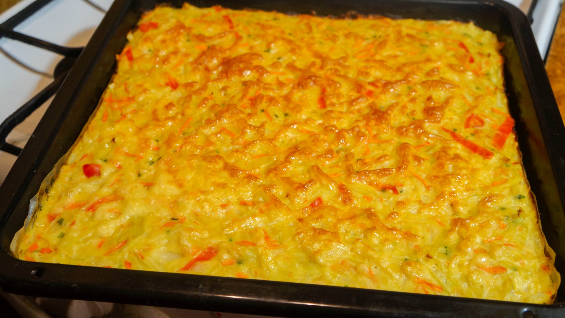 Удивила родных ОБЫЧНОЙ КАПУСТОЙ: овощное блюдо БЕЗ ЖАРКИ – перемешал и в духовку. смотреть онлайн