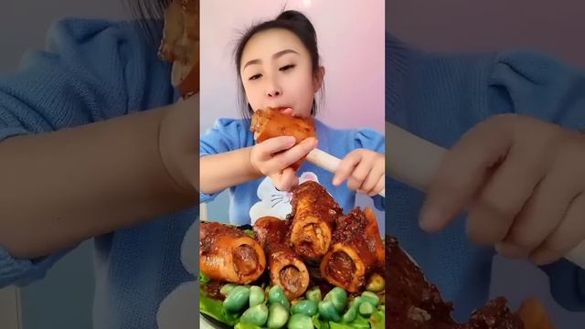 Chinese Food Mukbang Eating Show | Red beef bone marrow | Beef Bone Marrow Challenge #43 (P126-128) смотреть онлайн