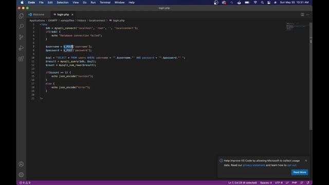 Connecting Login Page in Flutter to MySQL смотреть онлайн