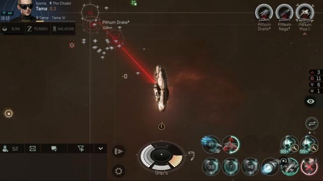 Eve Echoes - Mega Corporation - Oracle Solo - Range kiting no damage смотреть онлайн