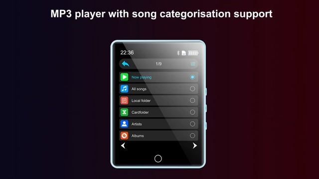 64GB Mp3 Player with Bluetooth 5.0, 2.8" Full Touch Screen Portable Digital Lossless Media Player смотреть онлайн