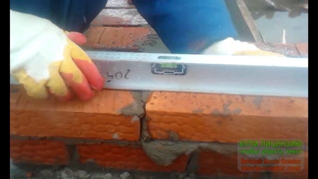 Укладка цоколя в полтора кирпича. смотреть онлайн