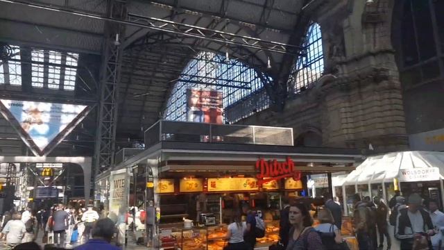 VLOG# Hauptbahnhof FFM # ВОКЗАЛ Франкфурта на Майне смотреть онлайн