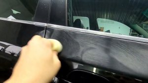 Наносим твердый воск на кузов без полировки