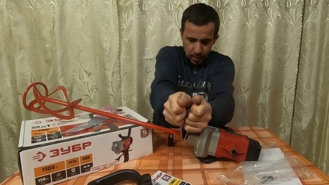 Строительный миксер ЗУБР МР 1100 (из магазина ВсеИнструменты) смотреть онлайн