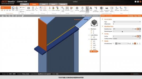 IDEA StatiCa : Manually Model Connection