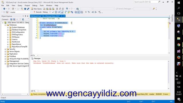 80-) T-SQL Batch Kavramı - Go Komutu смотреть онлайн