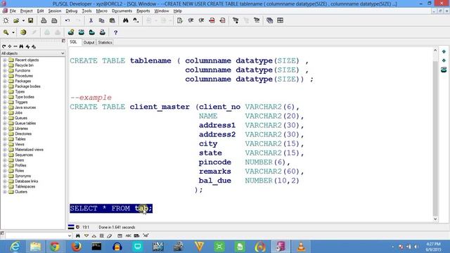 Oracle SQL PLSQL 12C Tutorial 5 - How to create new Table смотреть онлайн
