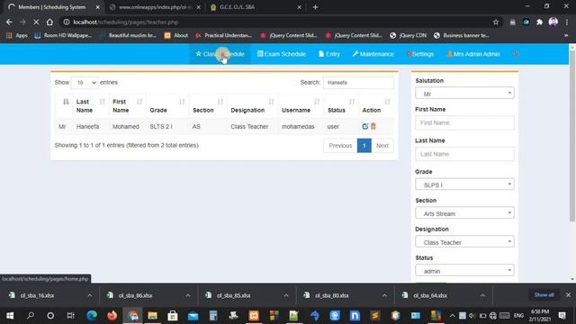 School Time Table Management System With free Source Code | HTML CSS | PHP My SQL | Free Download смотреть онлайн