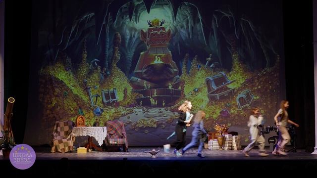 Спектакль Ночь Приключений от артистов Школы Звезд на сцене Рыбинского Драматического театра смотреть онлайн