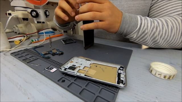 Samsung SM-J500HF Galaxy J5 - Не работает сенсорSensor not working.