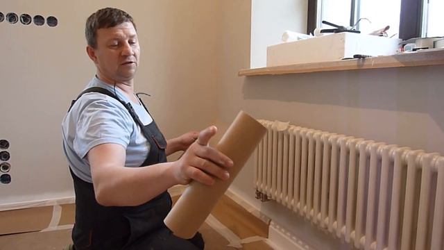 Покраска напольного плинтуса | Стыкование цвета | Видеоурок смотреть онлайн