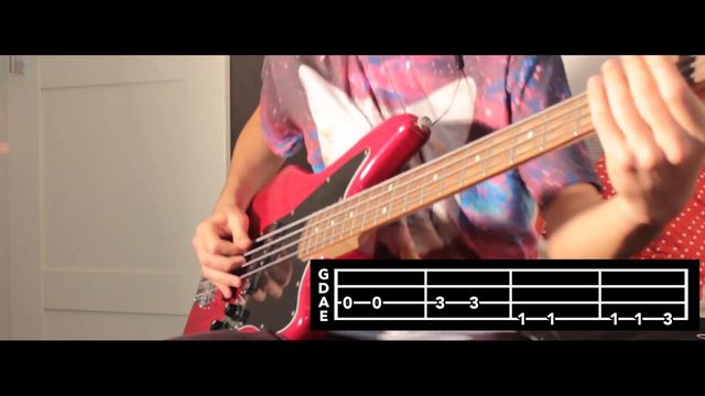 Friends - Marshmello & Anne-Marie (BASS COVER +TAB) смотреть онлайн