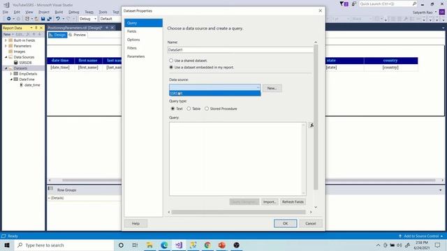 35 SSRS - Positioning Parameters in SSRS (SQL Server Reporting Services) смотреть онлайн