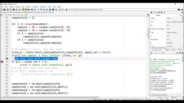 双样本 T 检验（2 samples T Test ）Python统计49——Python程序设计系列153 смотреть онлайн