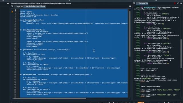 Finvasia Shoonya API #3 Symbol Token Mapping using Script Master Files смотреть онлайн