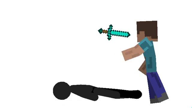 stickman vs minecraft (stick nodes) смотреть онлайн