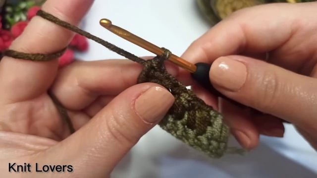 Unusual crochet pattern! Only 2 rows / Very easy and very pretty ! Crochet смотреть онлайн