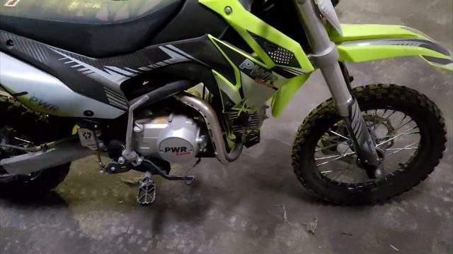 Питбайки BRZ X2 и PWR 125 ки наглядное сравнение смотреть онлайн