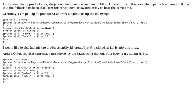 Magento: How to include additional product attributes into custom PHP array? (2 Solutions!!) смотреть онлайн