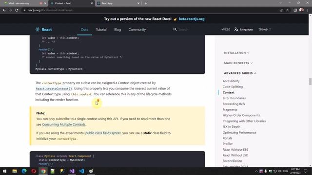 React 15. Context смотреть онлайн