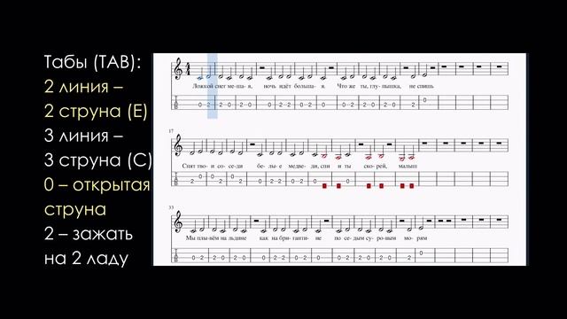 12 урок по укулеле с нуля — 3 новых аккорда, Колыбельная медведицы, деление боя между 2 аккордами смотреть онлайн