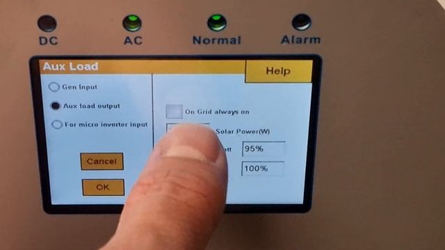 How The Aux Load Output Solar Setting Works On Sunsynk Inverters