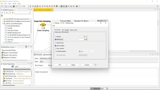 Day 30 - Partitioning Node - 30 Days of KNIME смотреть онлайн