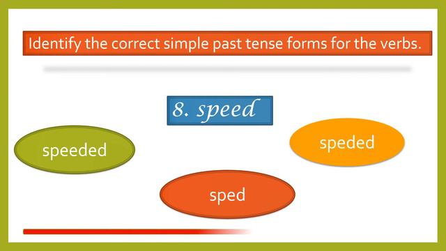 Simple Past Tense Verb Forms - 1 смотреть онлайн
