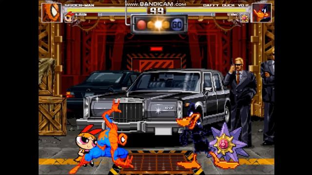 Spider-Man And Blossom vs. Daffy Duck And Starmie - Mugen Fight смотреть онлайн