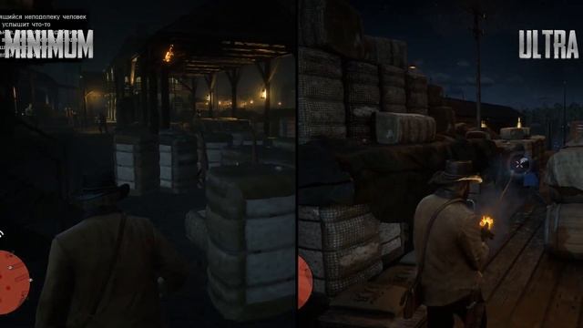 RDR 2 PC - Ультра Настройки Против Минимальных (Сравнение)