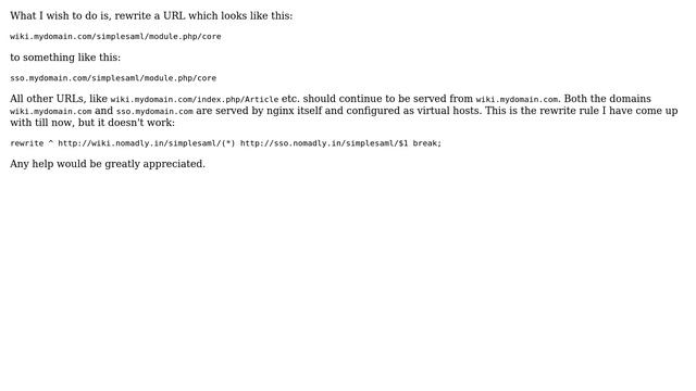 DevOps & SysAdmins: Nginx rewrite to a different domain for a specific path смотреть онлайн