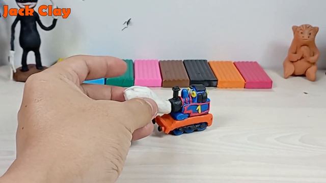 Making Cursed Thomas The Train With Clay 🕷 Cursed Thomas The Train Thomas.exe